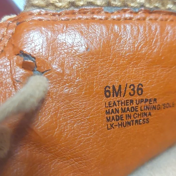 Lucky Brand tan suede booties, size 6 - Picture 7 of 9